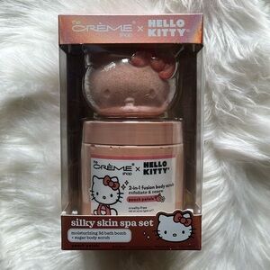 🆕 The Creme Shop x Hello Kitty Silky Skin Spa Set Sugar Body Scrub